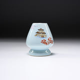 Kyo Kiyomizu Ware Matcha Whisk Stand - Temple / 茶筅立て