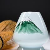 Kyo Kiyomizu Ware Matcha Whisk Stand - Mt. Fuji / 茶筅立て