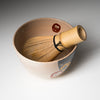 Kyo Kiyomizu Ware Handmade Matcha Bowl - Tetsue Marumon Daruma  / 京焼・清水焼き