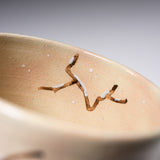 Kyo Kiyomizu Ware Yunomi Cup - Snow Sparrows / 京・清水焼 湯呑み