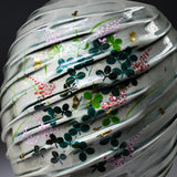 Fujihira Seibun Kyo-Kiyomizu Ware Flower Vase - Autumn Vase with Hagi Flower / 藤平正文窯