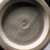 Fujihira Seibun Kyo-Kiyomizu Ware Flower Vase - Autumn Vase with Kiku / 藤平正文窯