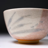 Kyo Kiyomizu Ware Handmade Matcha Bowl - Glass Ashi / 京焼・清水焼き 抹茶碗