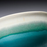 NISHIKAWA Kyo-Kiyomizu Ware Water Cooling Bowl - Yuzamasi Aoyu Kakewake / 京焼・清水焼き