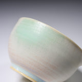 NISHIKAWA Kyo-Kiyomizu Ware Water Cooling Bowl - Yuzamasi Tan Aoyu / 京焼・清水焼き