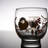Lucky Flower & Bird Series Sake Cup - Three Colour Options / 吉祥花鳥 酒グラス