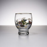 Lucky Flower & Bird Series Sake Cup - Three Colour Options / 吉祥花鳥 酒グラス