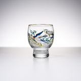 Lucky Flower & Bird Series Sake Cup - Three Colour Options / 吉祥花鳥 酒グラス