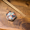 Arita Ware Japanese Culture Chopstick Rest - Kinsai / 錦色絵山水 箸置