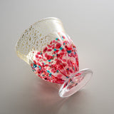 Tsugaru Vidro Luxury Sake Glass - Spring Rains in February / 津軽びいどろ 盃