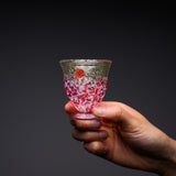 Tsugaru Vidro Luxury Sake Glass - Spring Rains in February / 津軽びいどろ 盃