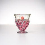 Tsugaru Vidro Luxury Sake Glass - Spring Rains in February / 津軽びいどろ 盃