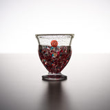 Tsugaru Vidro Luxury Sake Glass - Spring Rains in February / 津軽びいどろ 盃