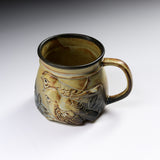KASHIWA Seto Ware - Large Mug - Pair Birds / 瀬戸焼 かしわ窯