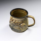 KASHIWA Seto Ware - Large Mug - Pair Ducks / 瀬戸焼 かしわ窯