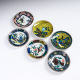 Kutani Ware Small Plate Kissho Series - Set of 6 / 九谷焼 小皿セット