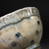 Shinichi Ozeki Flower Rice Bowl - Blue / 笠間焼