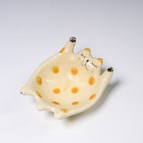 Mizutama Kobo Noriko Sato Cat Bowl - Small - Five Colour Options