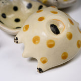 Mizutama Kobo Noriko Sato Cat Bowl - Small - Five Colour Options