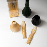 Made In Japan Resin Matcha Whisk - Brown / 樹脂茶筅