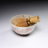 Mino ware Matcha Bowl - Shiroyama Sakura / 抹茶碗