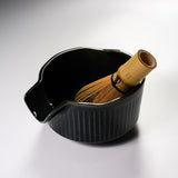 MASAMURA Matcha Bowl with Spout – Katakuchi Oribe / 抹茶碗