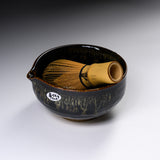 MASAMURA Matcha Bowl with Spout - Hanaizumigama / 抹茶碗