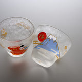 Red Snapper and Mt Fuji Pair Sake Glass Set / 縁起物ペア盃