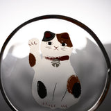 Maneki-neko Cat Plate - Two Colour Options / にゃんこの豆皿