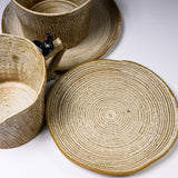 Yamano Usagi Handmade Rabbit Cup and Saucer - Black Bunny / 山野うさぎ カップソーサー