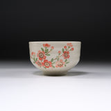 Mini Matcha Bowl - Red Cherry Blossom / 抹茶碗