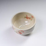 Mini Matcha Bowl - Red Cherry Blossom / 抹茶碗