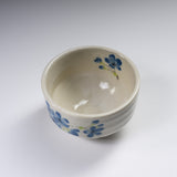 Mini Matcha Bowl - Shiroyama Blue Cherry Blossom / 抹茶碗