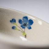 Mini Matcha Bowl - Shiroyama Blue Cherry Blossom / 抹茶碗
