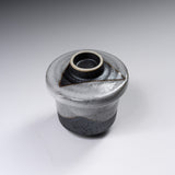 Mino Ware Chawanmushi Bowl With Lid - Snow / 茶碗蒸し碗