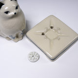 Mino Ware Incense Burner - Sitting Cat /  香炉