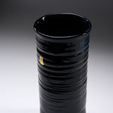 Mino ware Pottery Vase - Midnight Blue / 美濃焼 花瓶