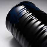 Mino ware Pottery Vase - Midnight Blue / 美濃焼 花瓶