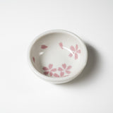 Mino ware Round Condiment Bowl - Wa Flower / 美濃焼き 薬味入れ