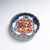 Mino ware Blue Komon Plate 12cm - 3 Options / 藍染小紋 小皿