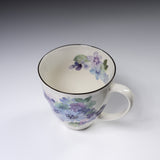 Mino ware Flower Mug Cup - Blue Flower / 花工房 マグカップ