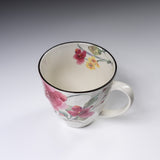 Mino ware Flower Mug Cup - Japanese Anemone / 花工房 マグカップ