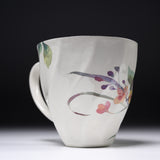 Mino ware Flower Mug Cup - Japanese Anemone / 花工房 マグカップ
