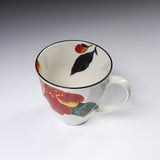 Mino ware Flower Mug Cup - Sasanqua Blossom / 花工房 マグカップ