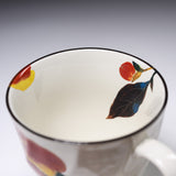 Mino ware Flower Mug Cup - Sasanqua Blossom / 花工房 マグカップ
