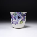 Mino ware Flower Tea Cup - Purple Flower / 花工房 ティーカップ
