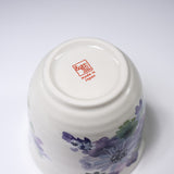 Mino ware Flower Tea Cup - Purple Flower / 花工房 ティーカップ