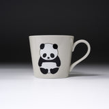 Mino ware Magic Thermal Mug  - Standing Panda / 温感マグカップ