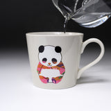Mino ware Magic Thermal Mug  - Standing Panda / 温感マグカップ