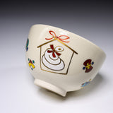 Mino ware Matcha Bowl - Zodiac Snake / 抹茶碗
